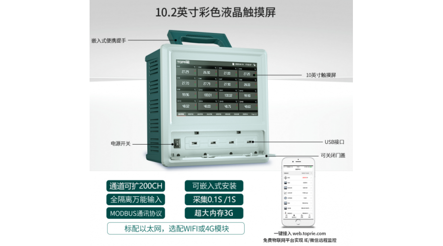 TP1000多路数据记录仪在电容产线数据监控的应用